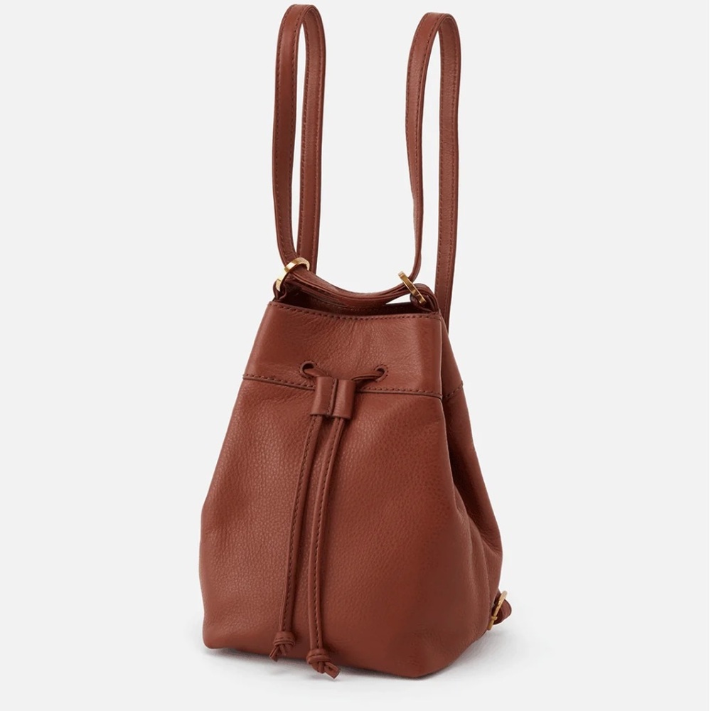 ✨Sold✨Hobo International Ramble Convertible Leather Backpack Handbag Toffee NWOT